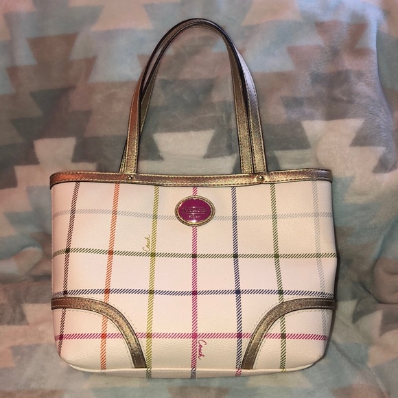 Coach Heritage Stripe Mini Arm Bag - Picture 1 of 8